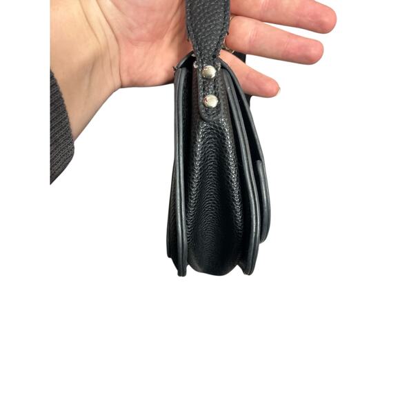 UO Black Mini Saddle Crossbody Bag Flap Pebbled
Faux Leather - Picture 4 of 7